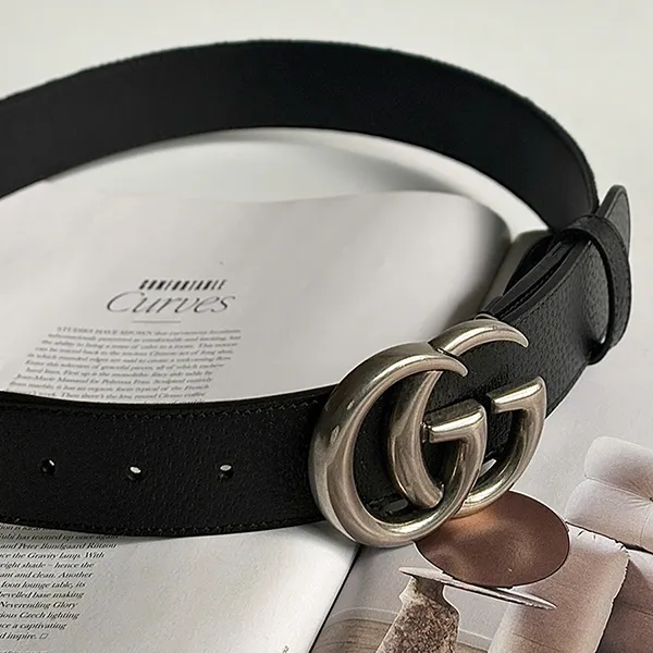 Thắt Lưng Nữ Gucci Marmont Belt 40mm Màu Đen Size 80
