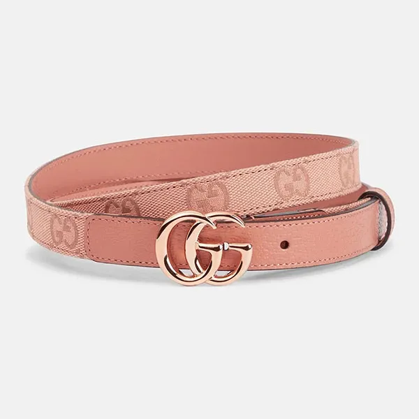 Thắt Lưng Nữ Gucci Marmont GG Supreme Pink Leather 8409417 FACC5 5748 Màu Hồng Size 70 - Thắt lưng - Vua Hàng Hiệu