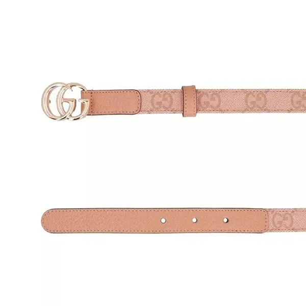 Thắt Lưng Nữ Gucci Marmont GG Supreme Pink Leather 8409417 FACC5 5748 Màu Hồng Size 70 - Thắt lưng - Vua Hàng Hiệu