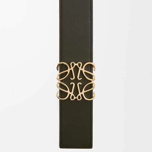 Thắt Lưng Nữ Loewe Reversible Anagram Belt In Smooth Calfskin Màu Nâu - Thắt lưng - Vua Hàng Hiệu