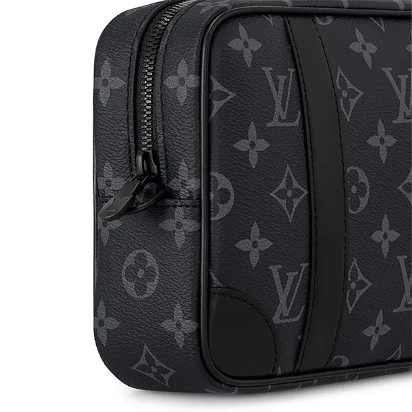 Túi Cầm Tay Louis Vuitton LV Pochette Kasai M82076 Màu Đen