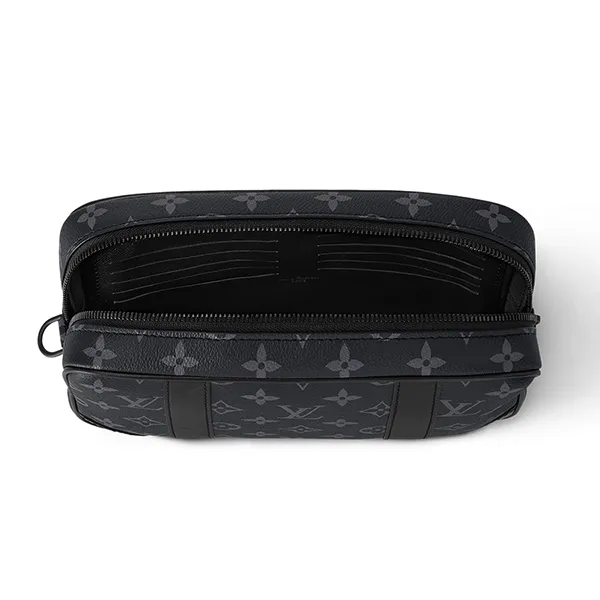 Túi Cầm Tay Louis Vuitton LV Pochette Kasai M82076 Màu Đen