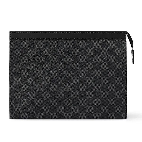 Túi Cầm Tay Nam Louis Vuitton LV Pochette Voyage MM M30840 Màu Xám - Túi xách - Vua Hàng Hiệu