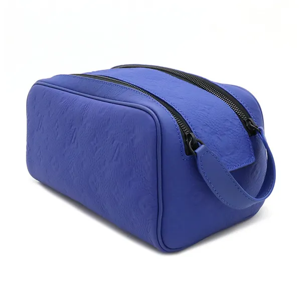 Túi Cầm Tay Louis Vuitton LV Taurillon Monogram Clutch Bag M82576 Màu Xanh Coban N-YT - Túi xách - Vua Hàng Hiệu