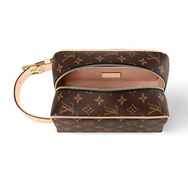 Túi Cầm Tay Nam Louis Vuitton LV Locker Dopp Kit M83112 Màu Nâu N-YT - Túi xách - Vua Hàng Hiệu