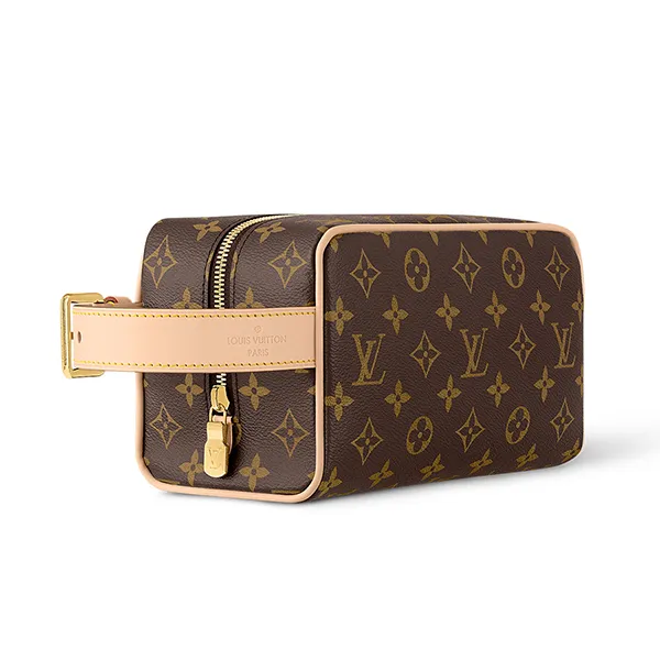 Túi Cầm Tay Nam Louis Vuitton LV Locker Dopp Kit M83112 Màu Nâu N-YT - Túi xách - Vua Hàng Hiệu