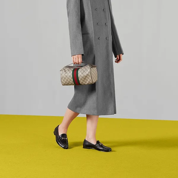 Túi Cầm Tay Nữ Gucci Canvas GG Supreme Beige Toiletry Bag 759689 Màu Be - Túi xách - Vua Hàng Hiệu