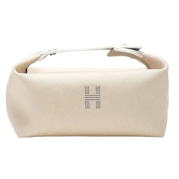 Túi Cầm Tay Nữ Hermès Bride Brac Nata Natural Vanity Case Màu Be - Túi xách - Vua Hàng Hiệu