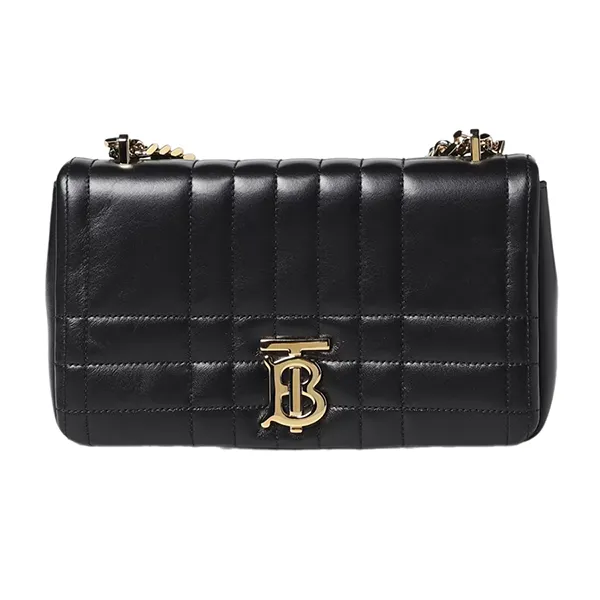 Túi Đeo Chéo Burberry Lola Quilted Leather Crossbody Bag Màu Đen - Túi xách - Vua Hàng Hiệu