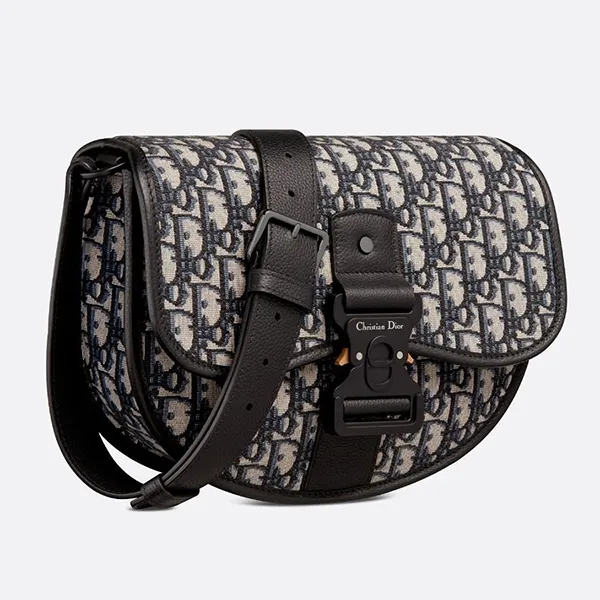 Túi Đeo Chéo Nam Dior Gallop Bag With Strap 1ADPO255YKY-H27E Màu Đen - Be - Túi xách - Vua Hàng Hiệu