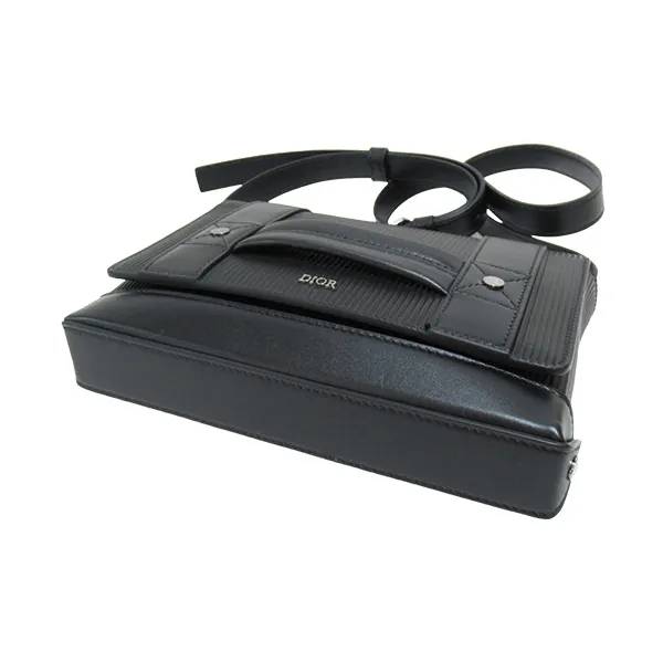 Túi Đeo Chéo Dior Shoulder Bag Leather Black Màu Đen - Túi xách - Vua Hàng Hiệu