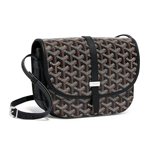 Túi Đeo Chéo Nữ Goyard Belvedere PM Black Bag Màu Đen - Túi xách - Vua Hàng Hiệu