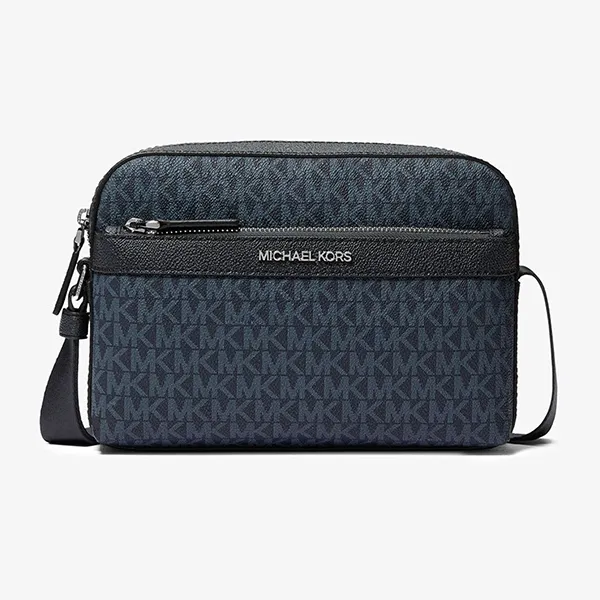 Túi Đeo Chéo Nam Michael Kors MK Cooper Utility Crossbody Bag Màu Xanh Navy