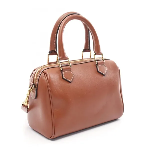 Túi Đeo Chéo Nữ Celine Small Boston Cuire Triomphe Handbag Màu Nâu