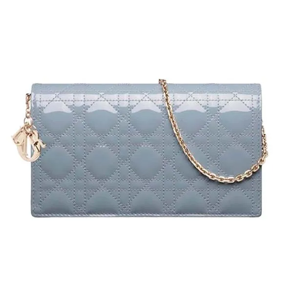 Túi Đeo Chéo Nữ Dior Lady Dior Màu Xanh Blue - Túi xách - Vua Hàng Hiệu