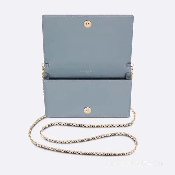 Túi Đeo Chéo Nữ Dior Lady Dior Màu Xanh Blue - Túi xách - Vua Hàng Hiệu