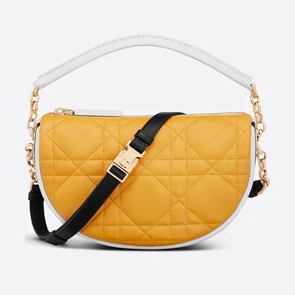 Túi Đeo Chéo Nữ Dior Small Vibe Hobo Bag Màu Vàng - Túi xách - Vua Hàng Hiệu