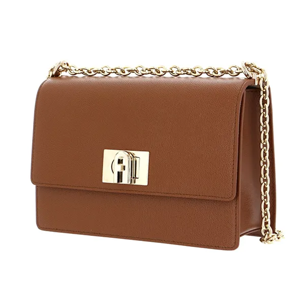 Túi Đeo Chéo Nữ Furla 1927 Cognac Small Crossbody Bag Màu Nâu