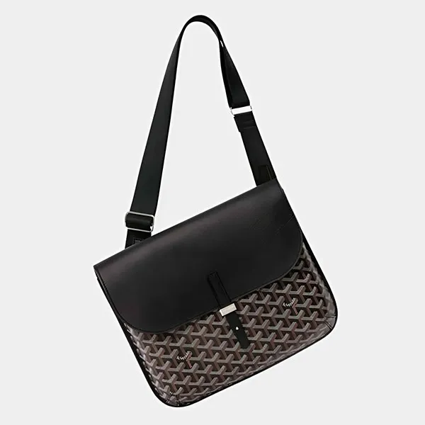 Túi Đeo Chéo Goyard Coursier Messenger Crossbody Bag Màu Đen - Túi xách - Vua Hàng Hiệu