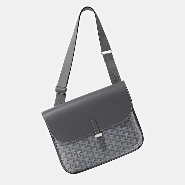 Túi Đeo Chéo Goyard Coursier Messenger Crossbody Bag Màu Xám - Túi xách - Vua Hàng Hiệu