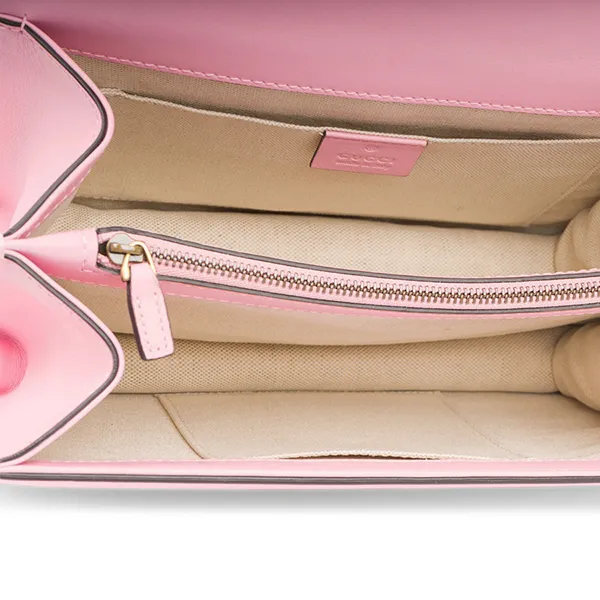 Túi Đeo Chéo Nữ Gucci Dionysus Medium Bamboo Top Handle Bag Màu Hồng - Túi xách - Vua Hàng Hiệu