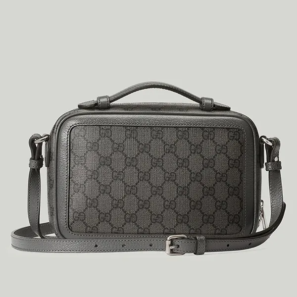 Túi Đeo Chéo Nữ Gucci Mono Grey 739392 UULBM 1244 Màu Xám - Túi xách - Vua Hàng Hiệu