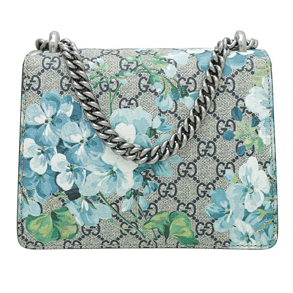 Túi Đeo Chéo Nữ Gucci Multicolor Dionysus Blooms Crossbody Bag Màu Xám - Túi xách - Vua Hàng Hiệu