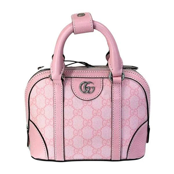 Túi Đeo Chéo Nữ Gucci Ophidia GG Print Dollar Màu Hồng - Túi xách - Vua Hàng Hiệu