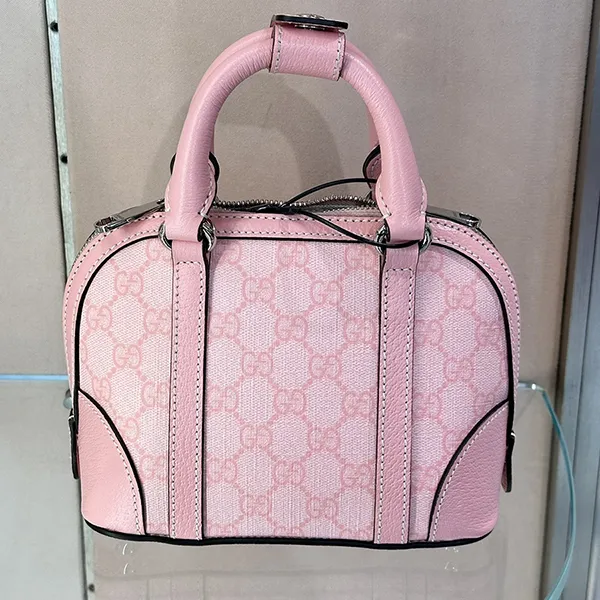 Túi Đeo Chéo Nữ Gucci Ophidia GG Print Dollar Màu Hồng - Túi xách - Vua Hàng Hiệu