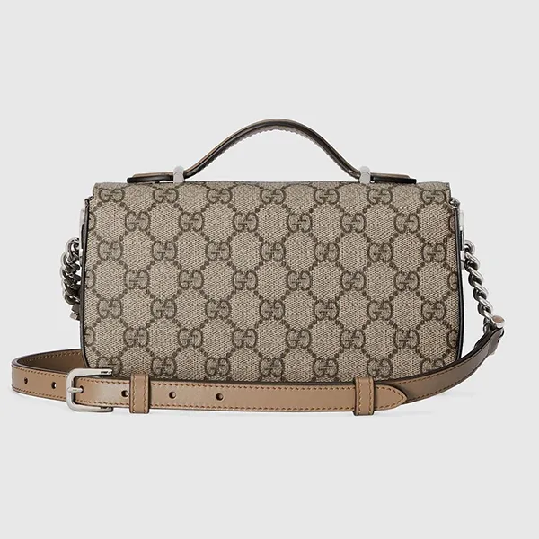 Túi Đeo Chéo Nữ Gucci Petite GG Mini Shoulder Bag 739722 Màu Be