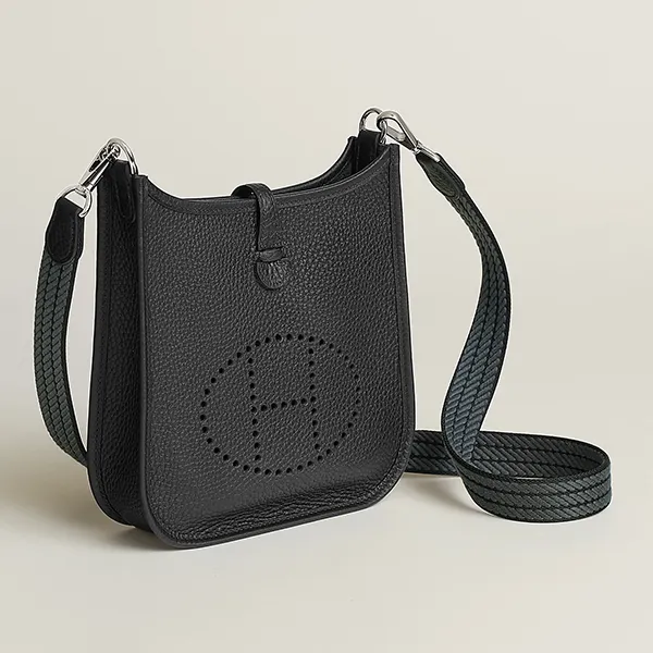 Túi Đeo Chéo Nữ Hermès Evelyne 16 Crossbody Bag Màu Đen - Túi xách - Vua Hàng Hiệu