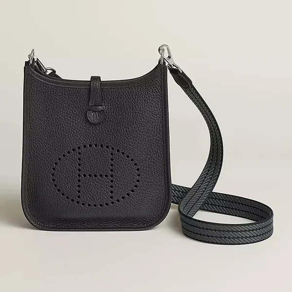 Túi Đeo Chéo Nữ Hermès Evelyne 16 Crossbody Bag Màu Đen - Túi xách - Vua Hàng Hiệu