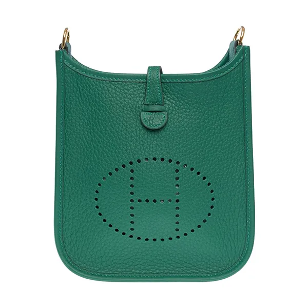 Túi Đeo Chéo Nữ Hermès Mini Evelyne Crossbody Bag Màu Xanh Lá - Túi xách - Vua Hàng Hiệu