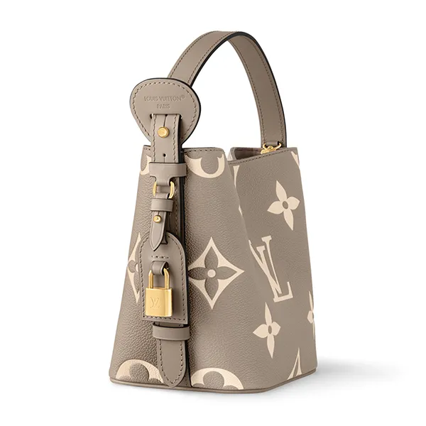 Túi Đeo Chéo Nữ Louis Vuitton LV All In BB Bicolor Monogram Empreinte Leather M13045 Màu Xám - Túi xách - Vua Hàng Hiệu
