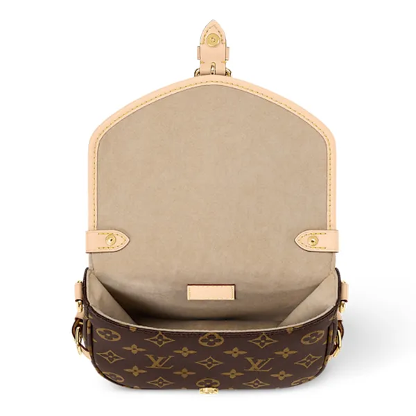 Túi Đeo Chéo Nữ Louis Vuitton LV Saumur BB Crossbody Bag M46740 Màu Nâu