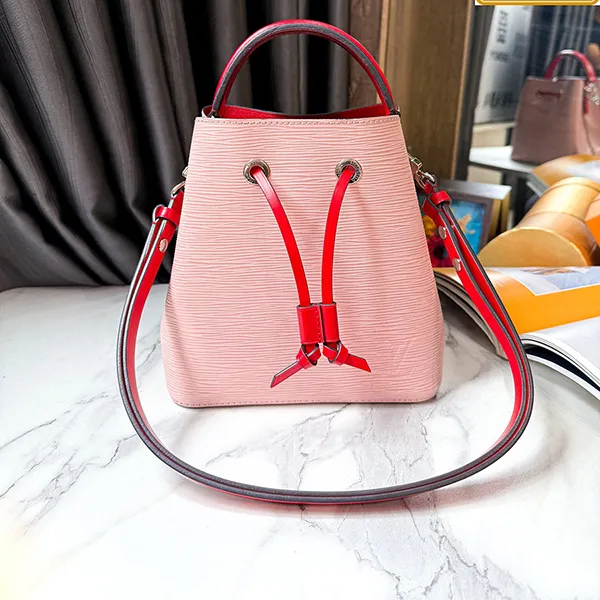 Túi Đeo Chéo Nữ Louis Vuitton LV Neonoe BB Epi Rose Pink Red M53609 Màu Hồng Đỏ - Túi xách - Vua Hàng Hiệu