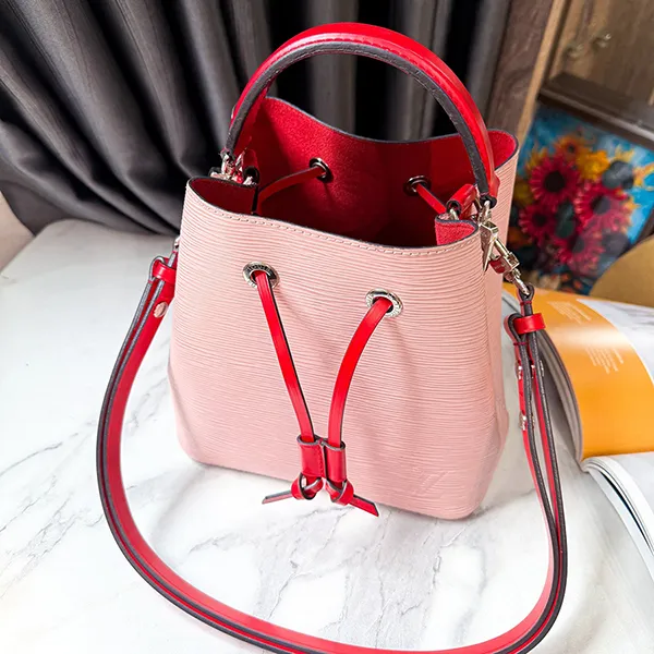Túi Đeo Chéo Nữ Louis Vuitton LV Neonoe BB Epi Rose Pink Red M53609 Màu Hồng Đỏ - Túi xách - Vua Hàng Hiệu
