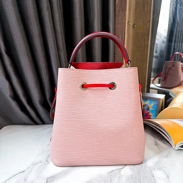 Túi Đeo Chéo Nữ Louis Vuitton LV Neonoe BB Epi Rose Pink Red M53609 Màu Hồng Đỏ - Túi xách - Vua Hàng Hiệu