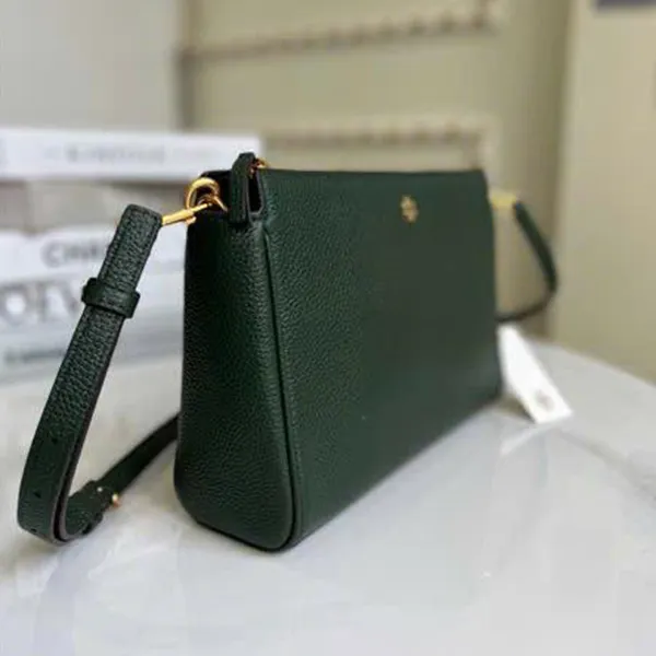 Túi Đeo Chéo Nữ Tory Burch Blake Crossbody Bag Màu Xanh Rêu