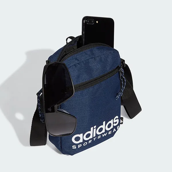 Túi Đeo Chéo Unisex Adidas Festival Sportswear Nations Pack JE6707 Màu Xanh Navy - Túi xách - Vua Hàng Hiệu