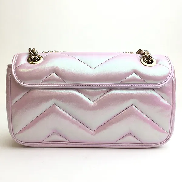 Túi Đeo Vai Nữ Gucci GG Marmont Small Shoulder Bag Màu Hồng - Túi xách - Vua Hàng Hiệu