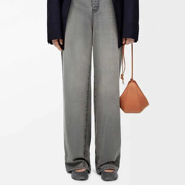 Túi Đeo Vai Loewe Mini Hammock Hobo In Classic Calfskin Màu Nâu - Túi xách - Vua Hàng Hiệu