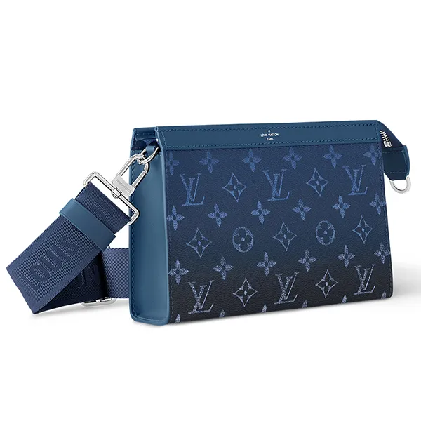 Túi Đeo Vai Louis Vuitton LV Gaston Monogram Gradient Canvas M11544 Màu Xanh - Túi xách - Vua Hàng Hiệu
