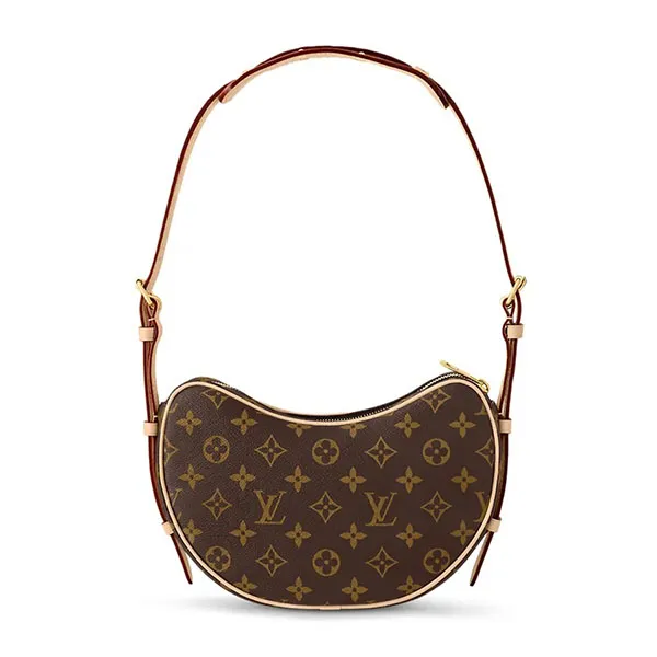 Túi Đeo Vai Nữ Louis Vuitton LV MM Croissant Bag M46828 Màu Nâu Be - Túi xách - Vua Hàng Hiệu