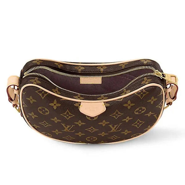 Túi Đeo Vai Nữ Louis Vuitton LV MM Croissant Bag M46828 Màu Nâu Be - Túi xách - Vua Hàng Hiệu