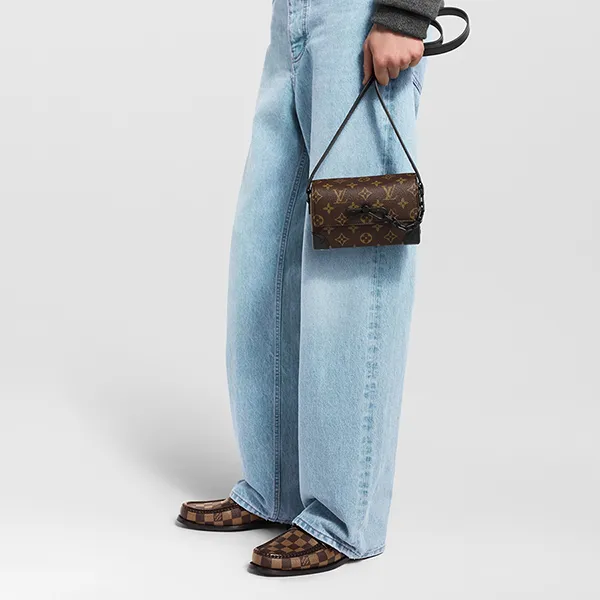 Túi Đeo Vai Nam Louis Vuitton LV Steamer Bag M83613 Màu Nâu - Túi xách - Vua Hàng Hiệu