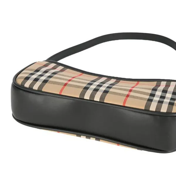 Túi Đeo Vai Nữ Burberry Vintage Check Calfskin With Cotton 80788371 Màu Beige - Túi xách - Vua Hàng Hiệu