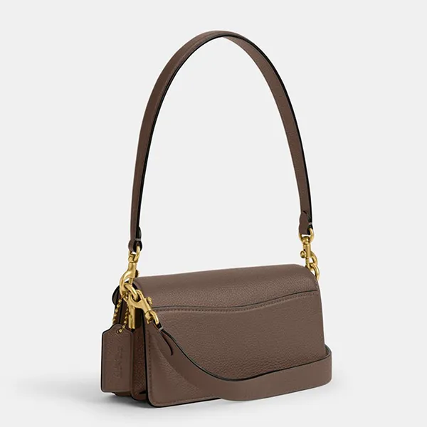 Túi Đeo Vai Nữ Coach Tabby Shoulder Bag 20 Dark Stone CY201 Màu Nâu Nhạt