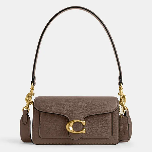 Túi Đeo Vai Nữ Coach Tabby Shoulder Bag 20 Dark Stone CY201 Màu Nâu Nhạt