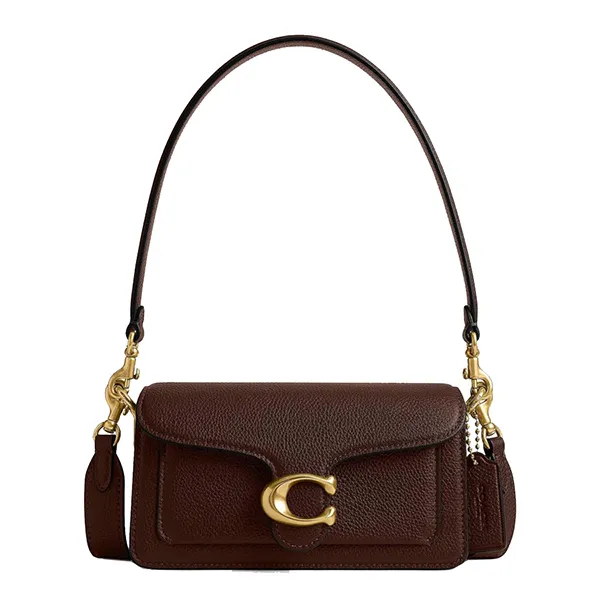 Túi Đeo Vai Nữ Coach Tabby Shoulder Bag 20 Maple CY201 Màu Nâu Đậm